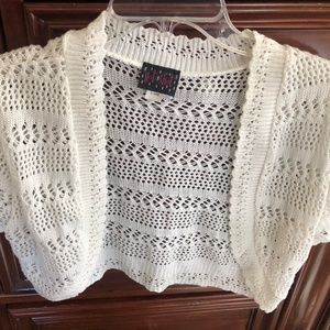 Hot shot white Crop sweater xl plus bonus